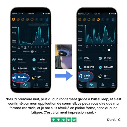 PulseSleep Pro | Stimulation neuromusculaire pour le sommeil