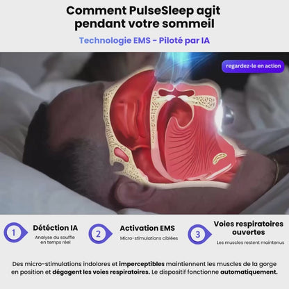 PulseSleep Pro | Stimulation neuromusculaire pour le sommeil